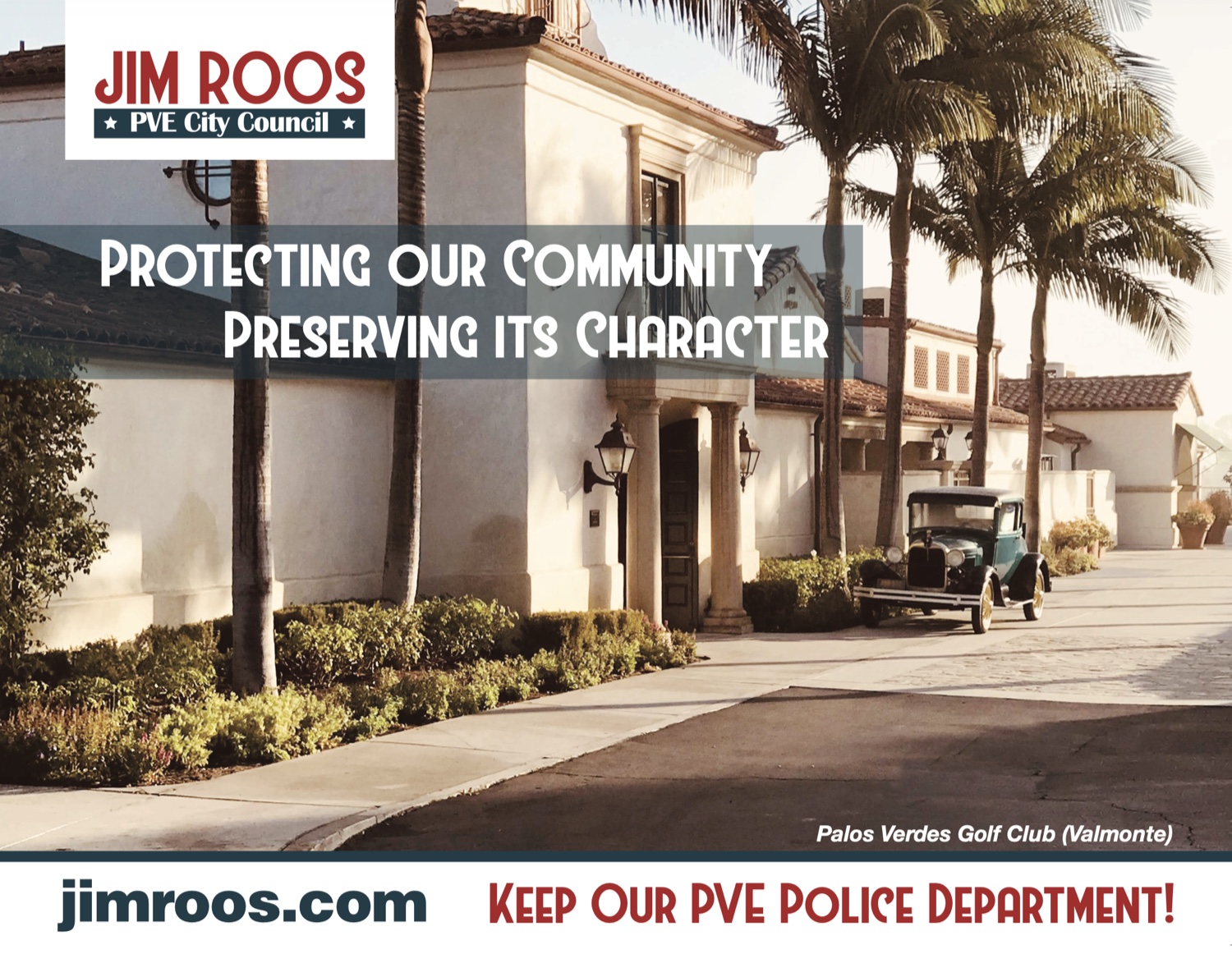 Mailer 4, front: Protecting Our Community, Preserving Its Character